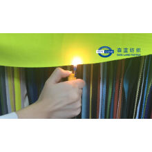 Funktionsgestricktes Polyester-Spandex-HV-Gelb-Flammschutzmittel